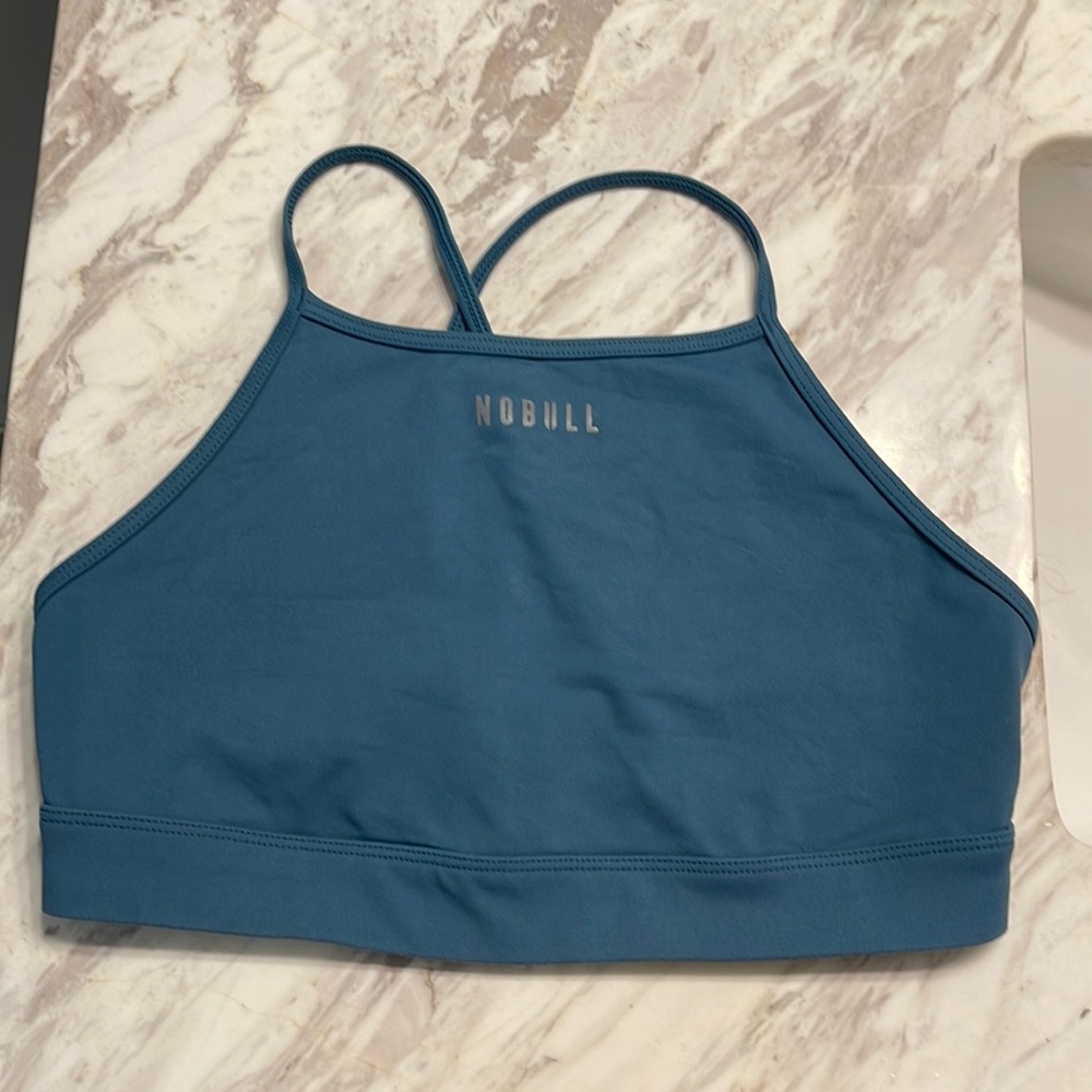 Blue Nobull sports bra